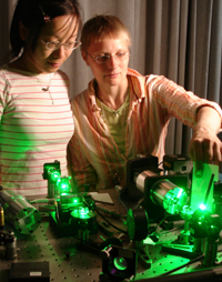 The development and characterization of the continous wave (cw) Raman laser