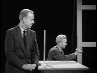 Professors Hume and Ivey explain concepts of interia